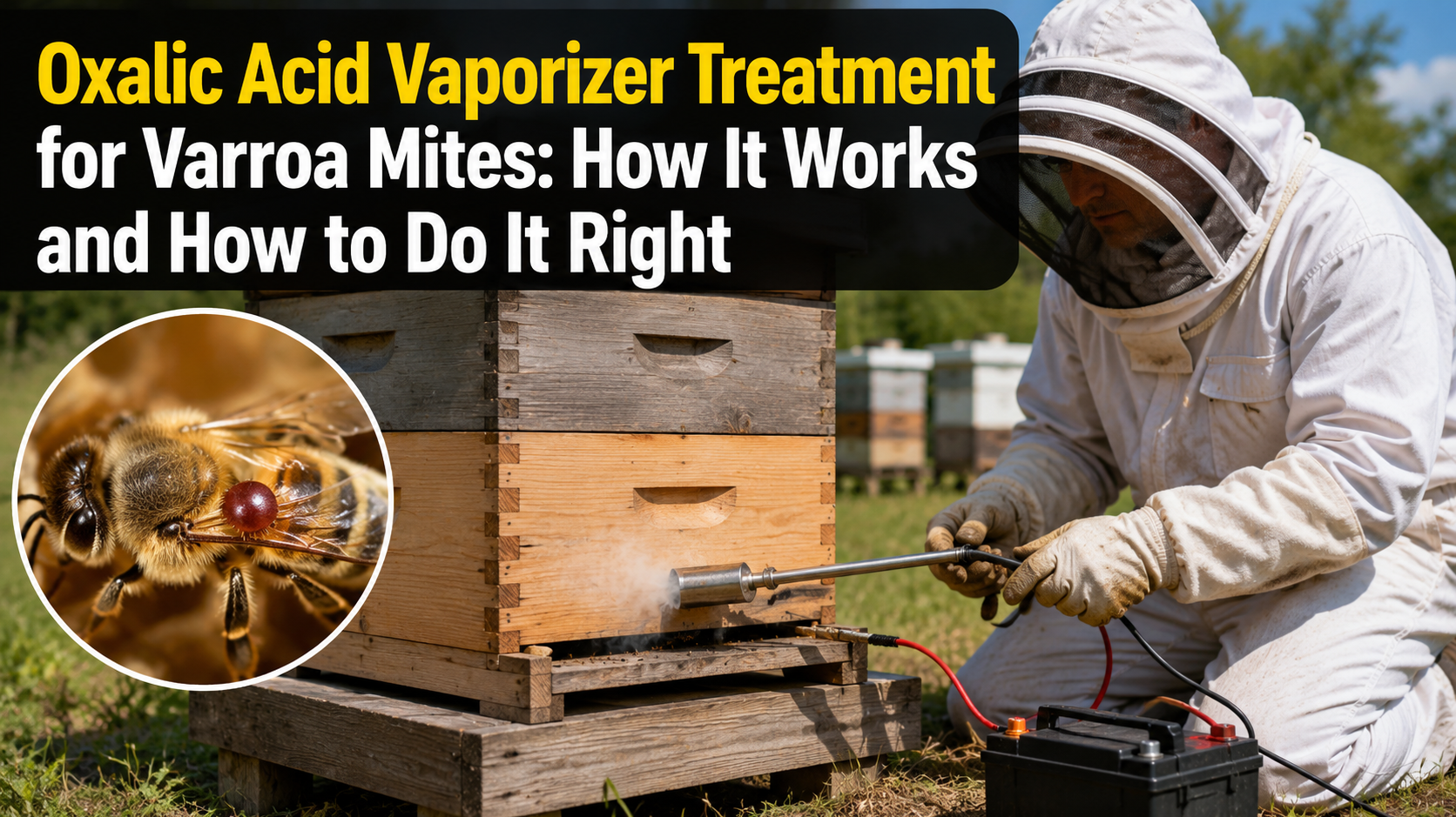 Oxalic Acid Vaporizer Treatment