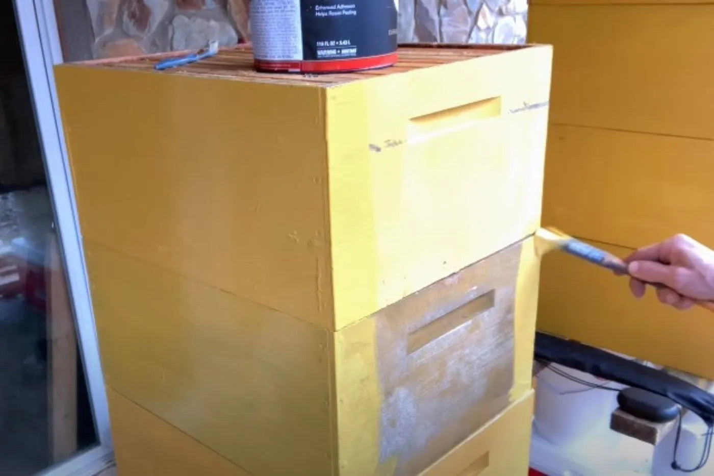 Painting a Beehive