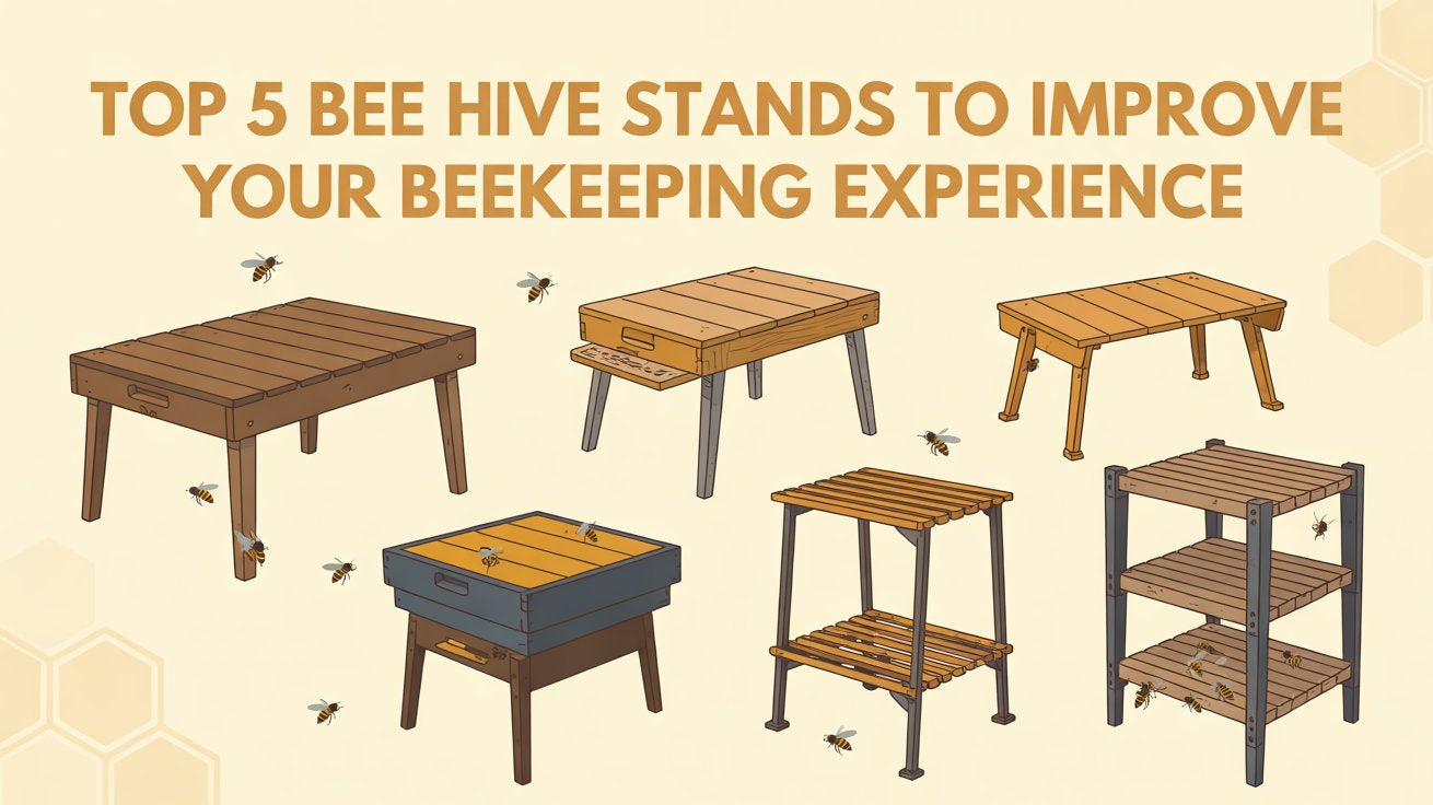 5 Bee Hive Stands
