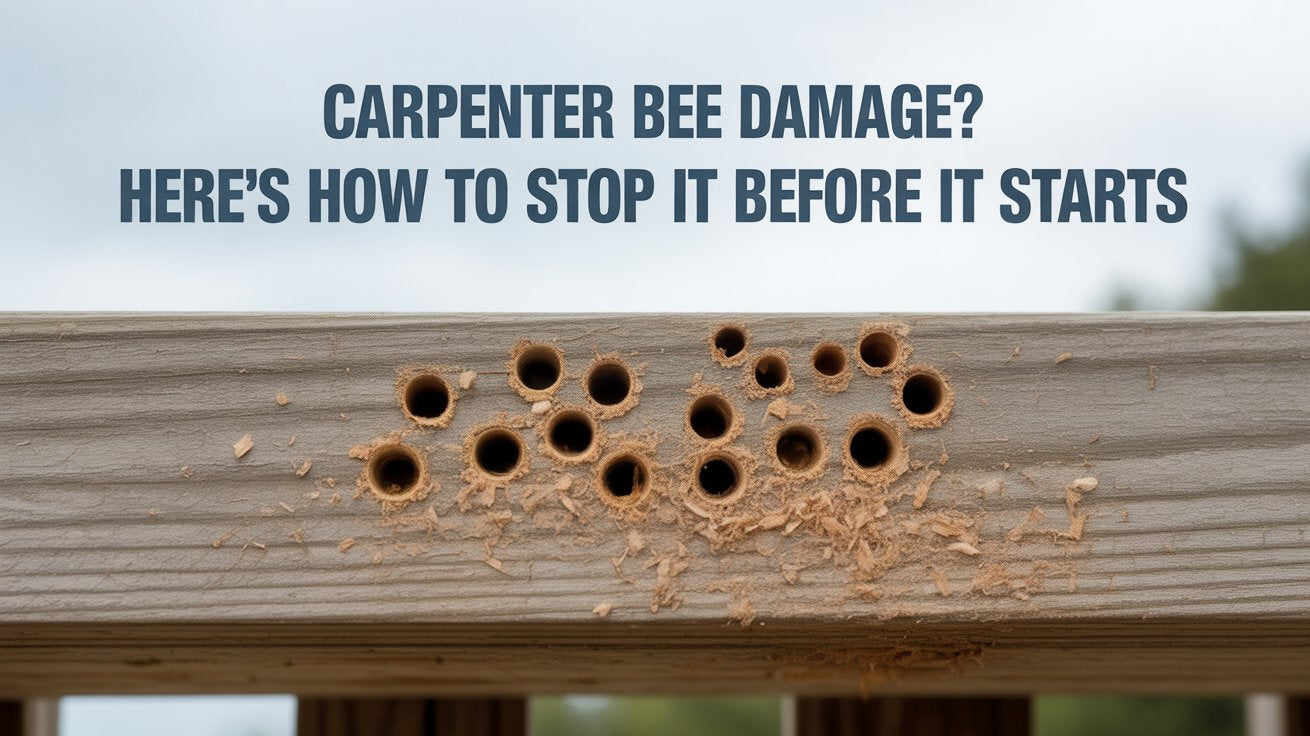 Carpenter Bee Damage