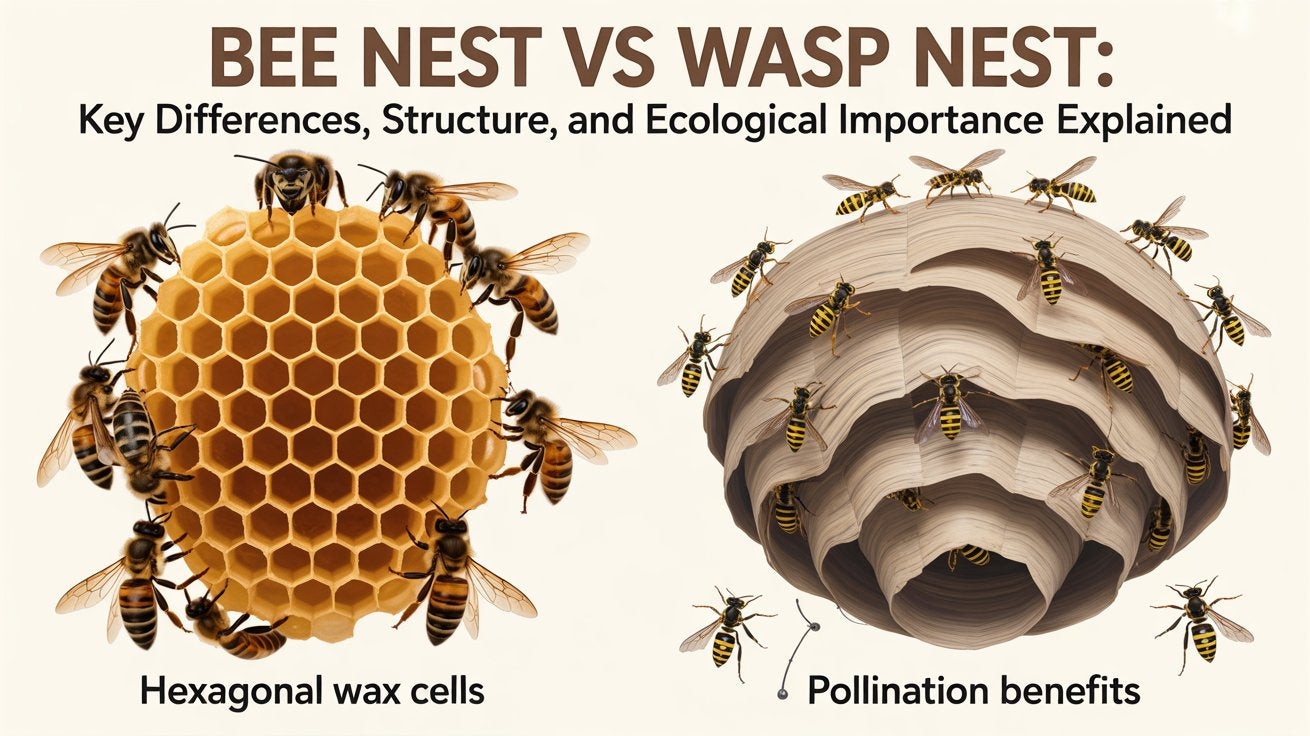 Bee Nest vs Wasp Nest