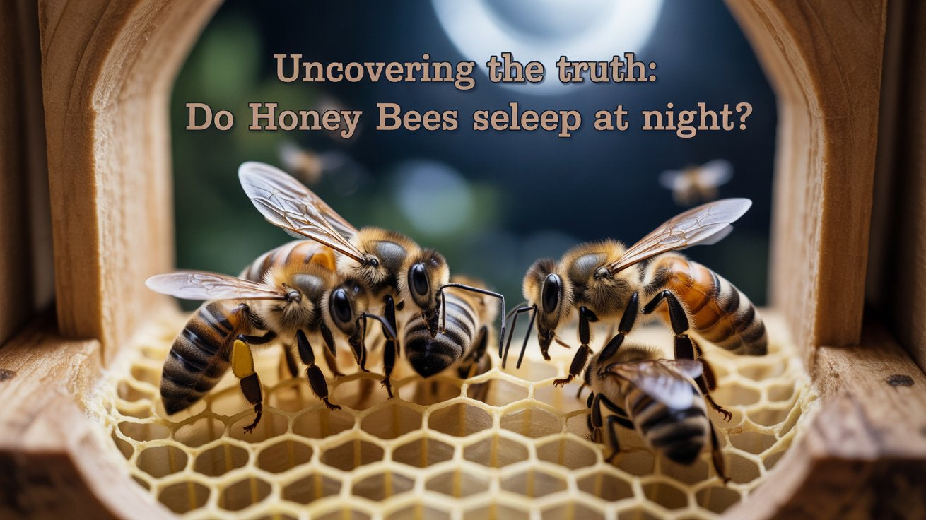 Honey Bees Sleep at Night