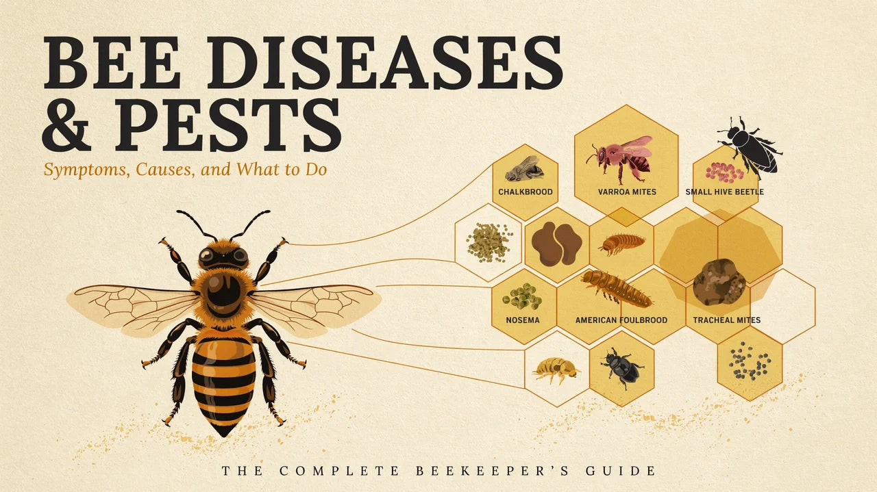 Bee Diseases and Pests: Symptoms, Causes