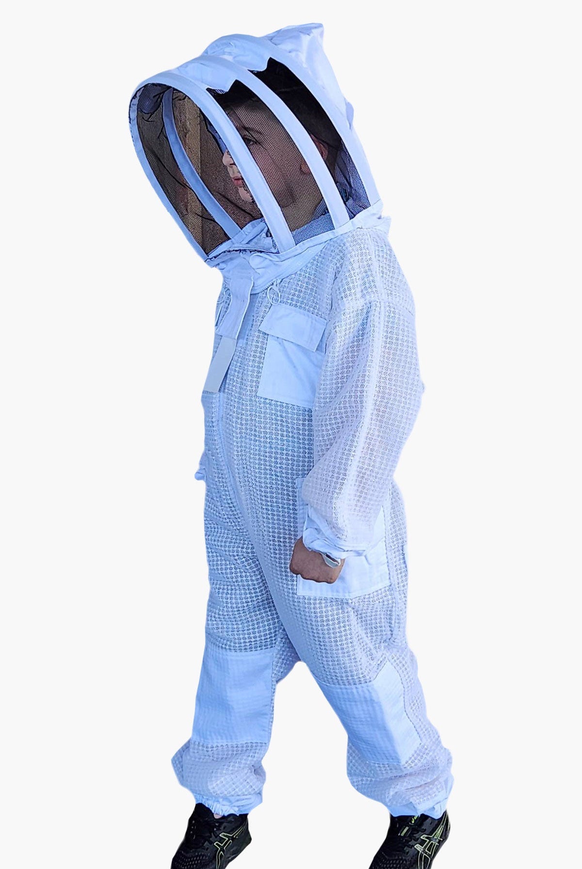 3 Layer Children's Beekeeping Suit With Fencing and Round Hat Veils - Children's Suits