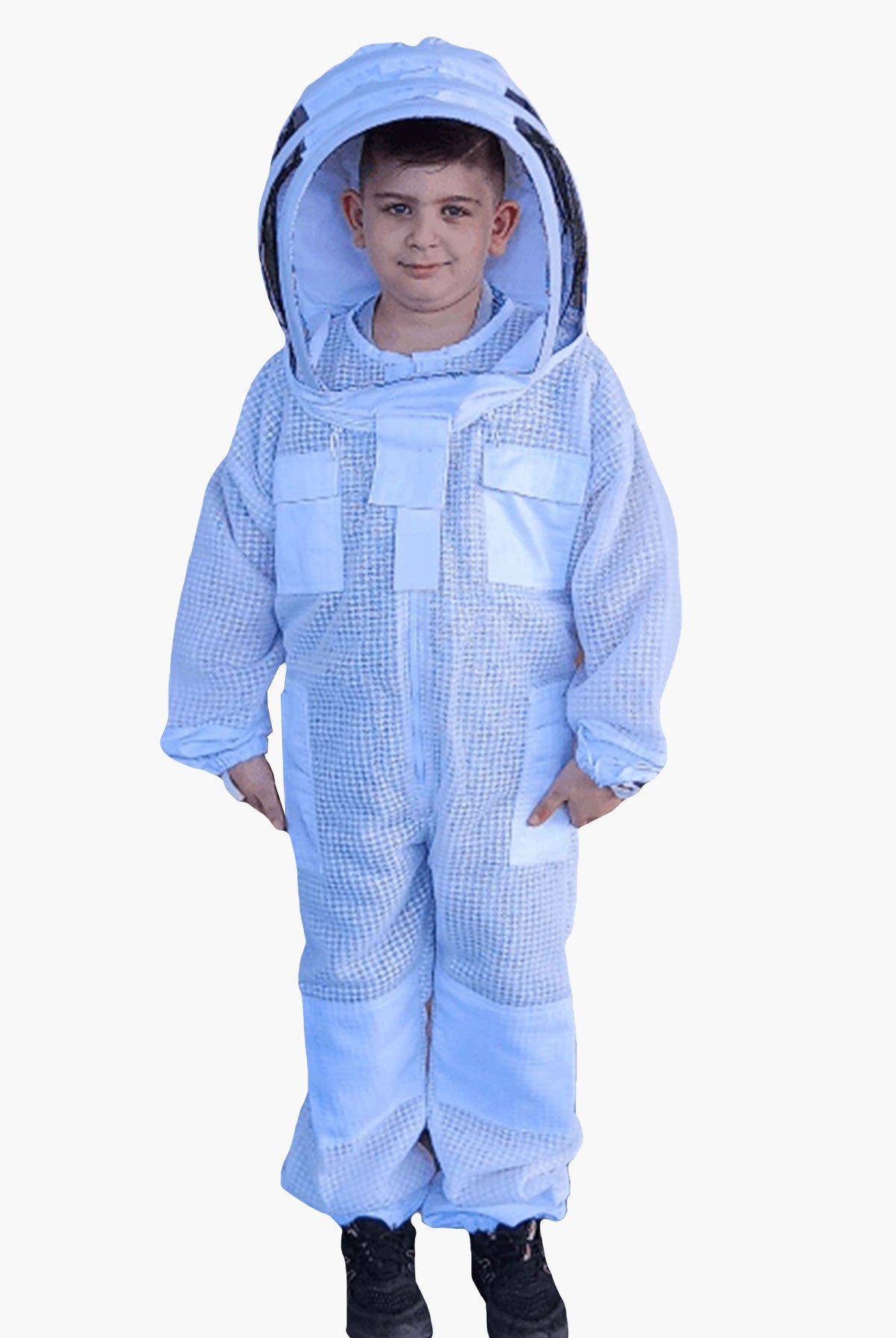 3 Layer Children's Beekeeping Suit With Fencing and Round Hat Veils - Children's Suits