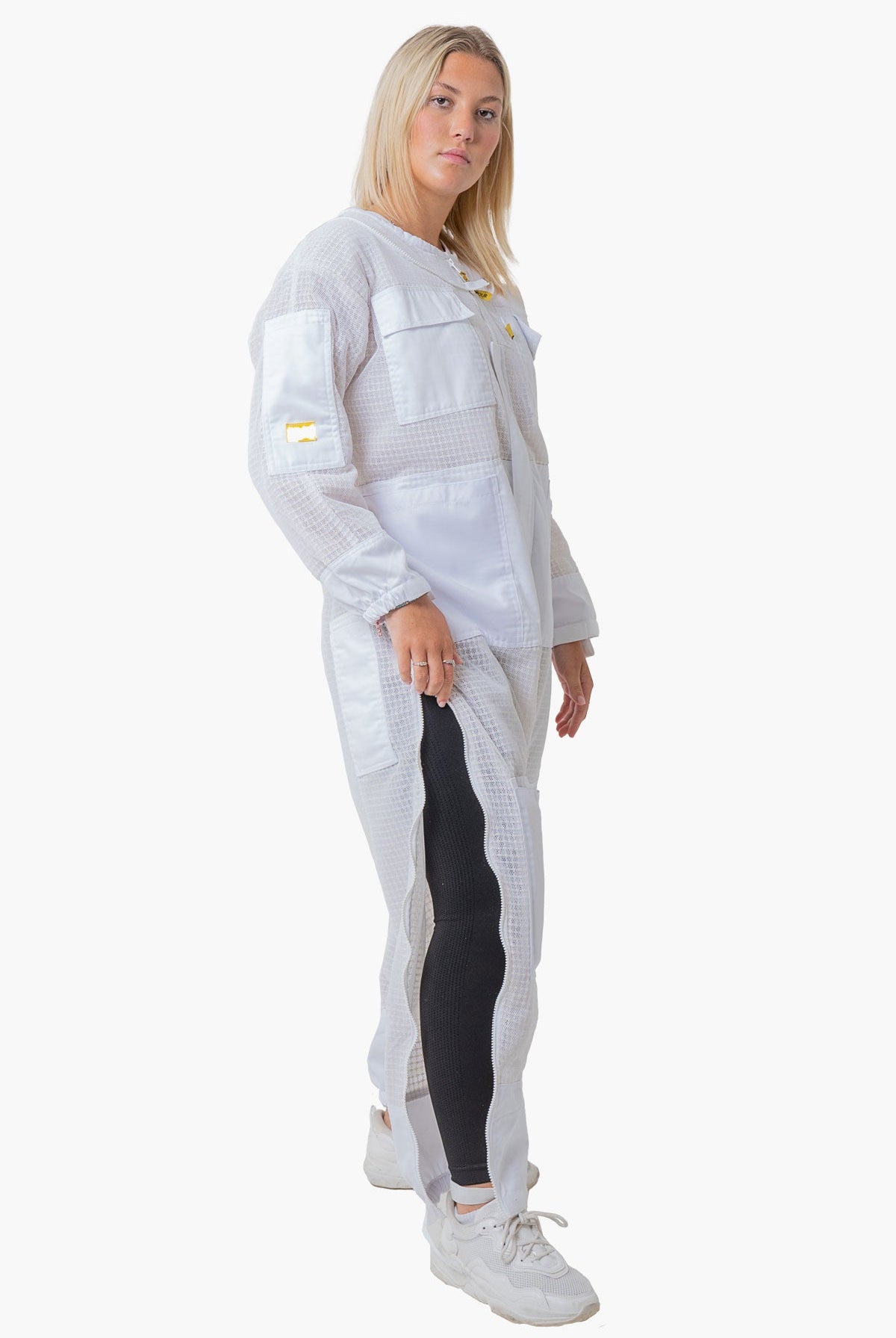 3 Layer Super Cool Mesh Beekeeping Suit With Fencing Veil & Round Brim Hat - Premium Adult Suits