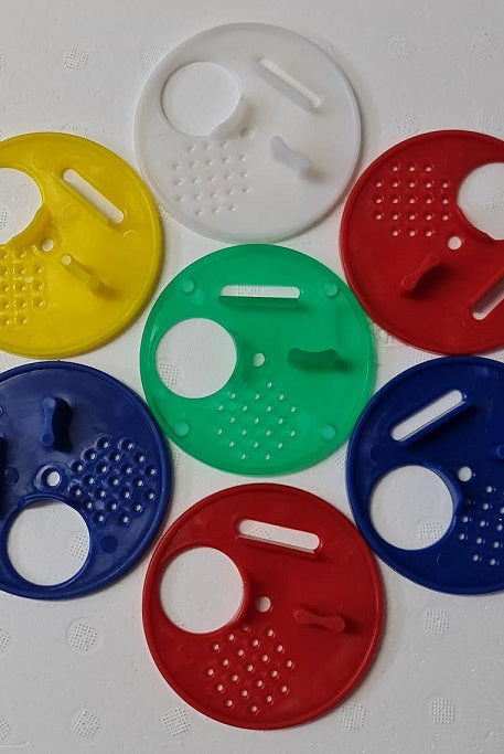 PLASTIC ROTATING ENTRANCE DISC GATE 6.5 CM DIA