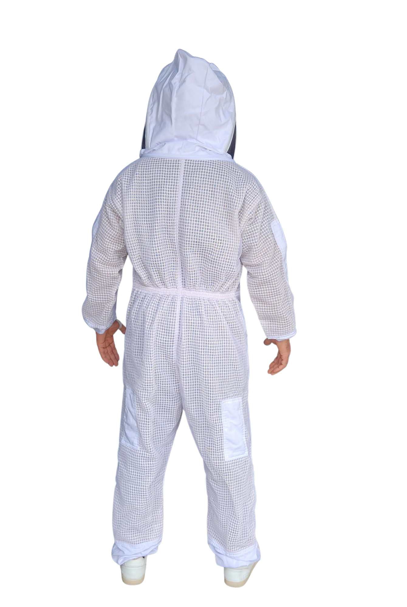 Back view of OZ APIARIST beekeeping suit with hood