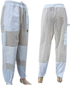 Beekeeping Suit Jacket & Trousers Pants with 2 Veils Fencing & Round Brim Hat Ventilated 3 Layer Mesh Costume -