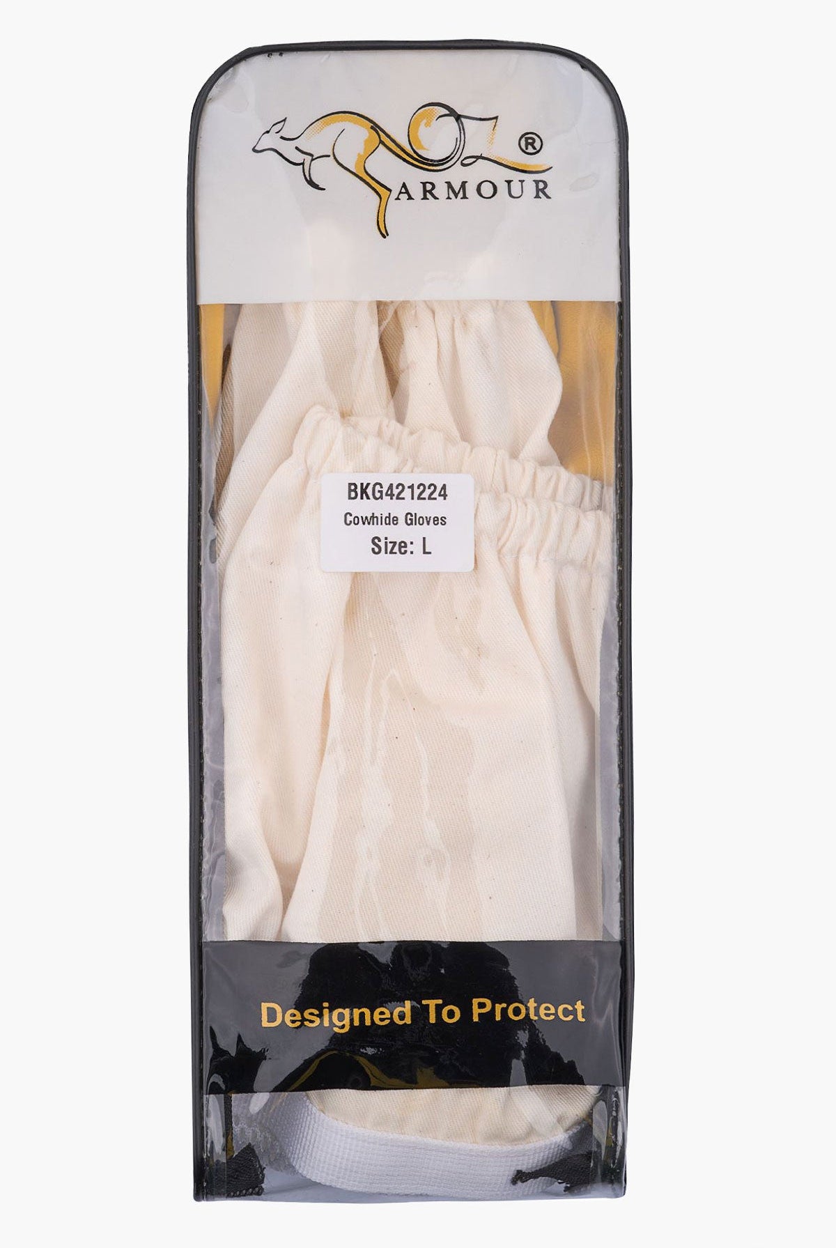 Children Cow Hide Ventilated Beekeeping Gloves - Gloves