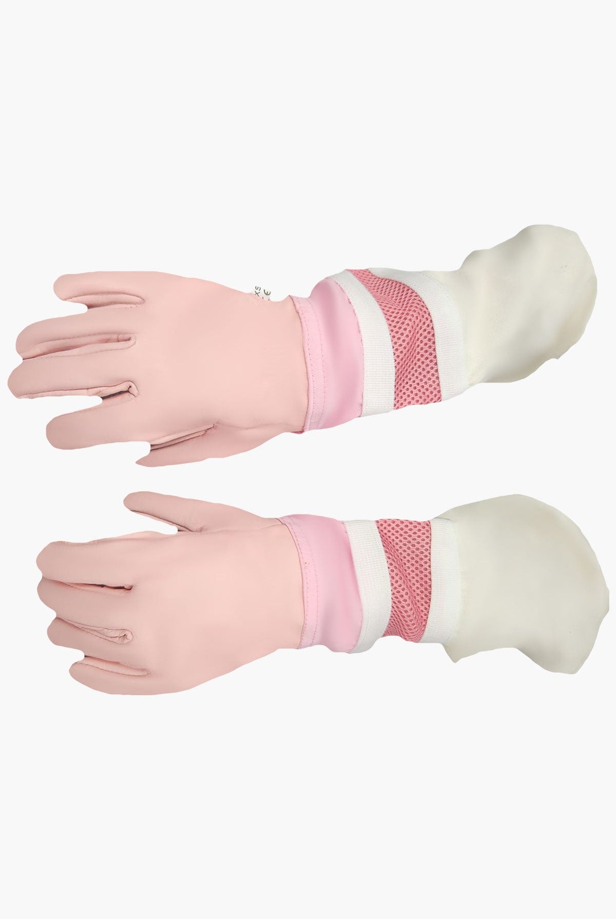 Children OZ ARMOUR Pink Cow Hide Ventilated Gloves - Gloves