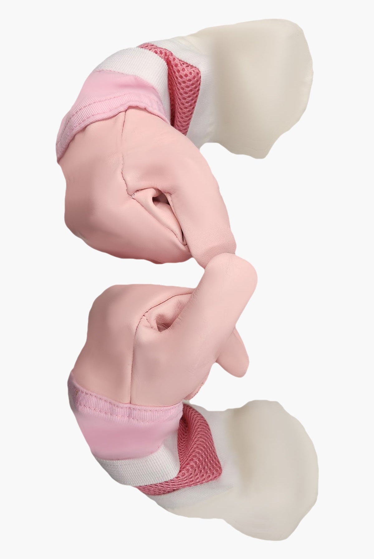 Children OZ ARMOUR Pink Cow Hide Ventilated Gloves - Gloves