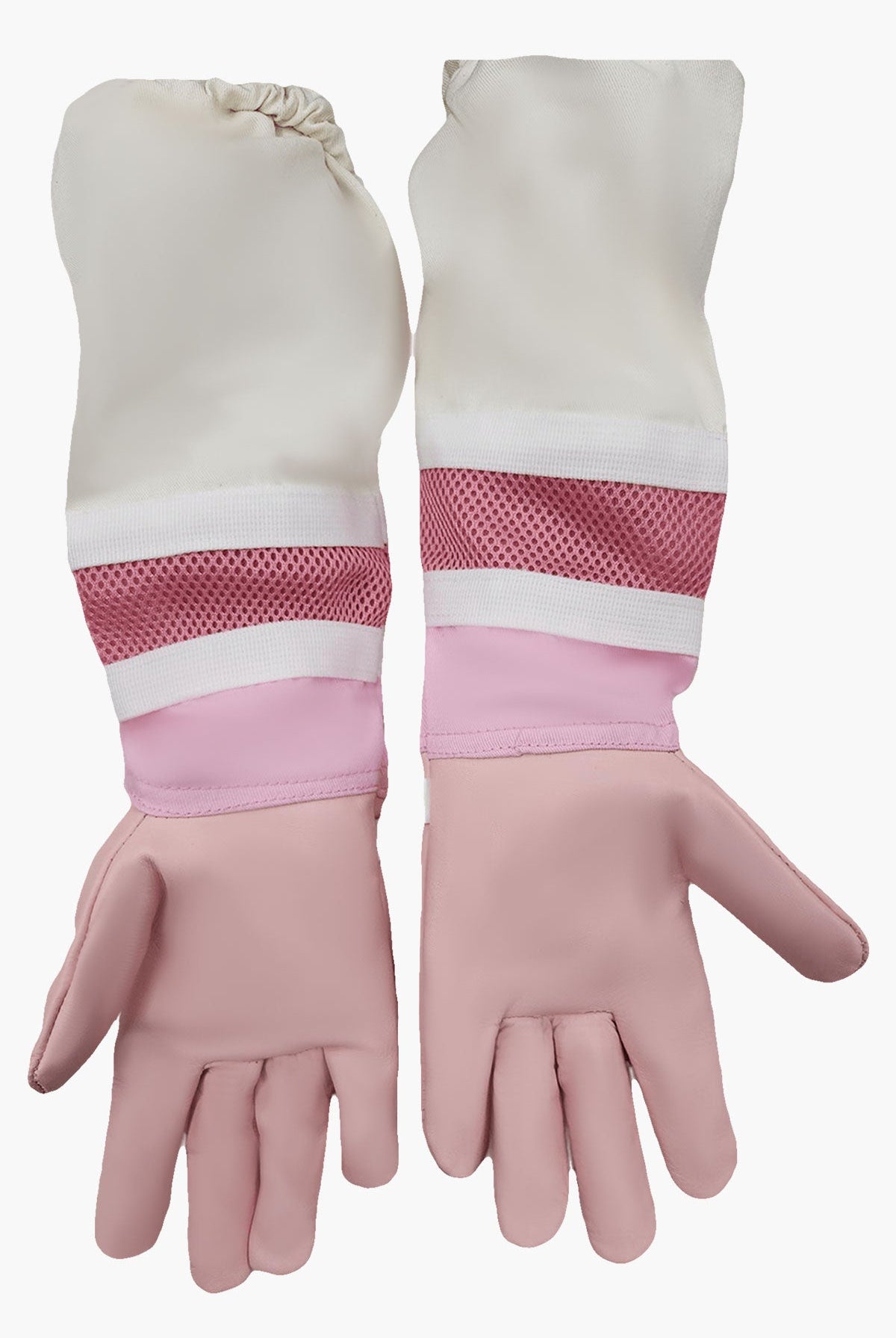 Children OZ ARMOUR Pink Cow Hide Ventilated Gloves - Gloves