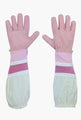 pink cow hide ventilated-gloves