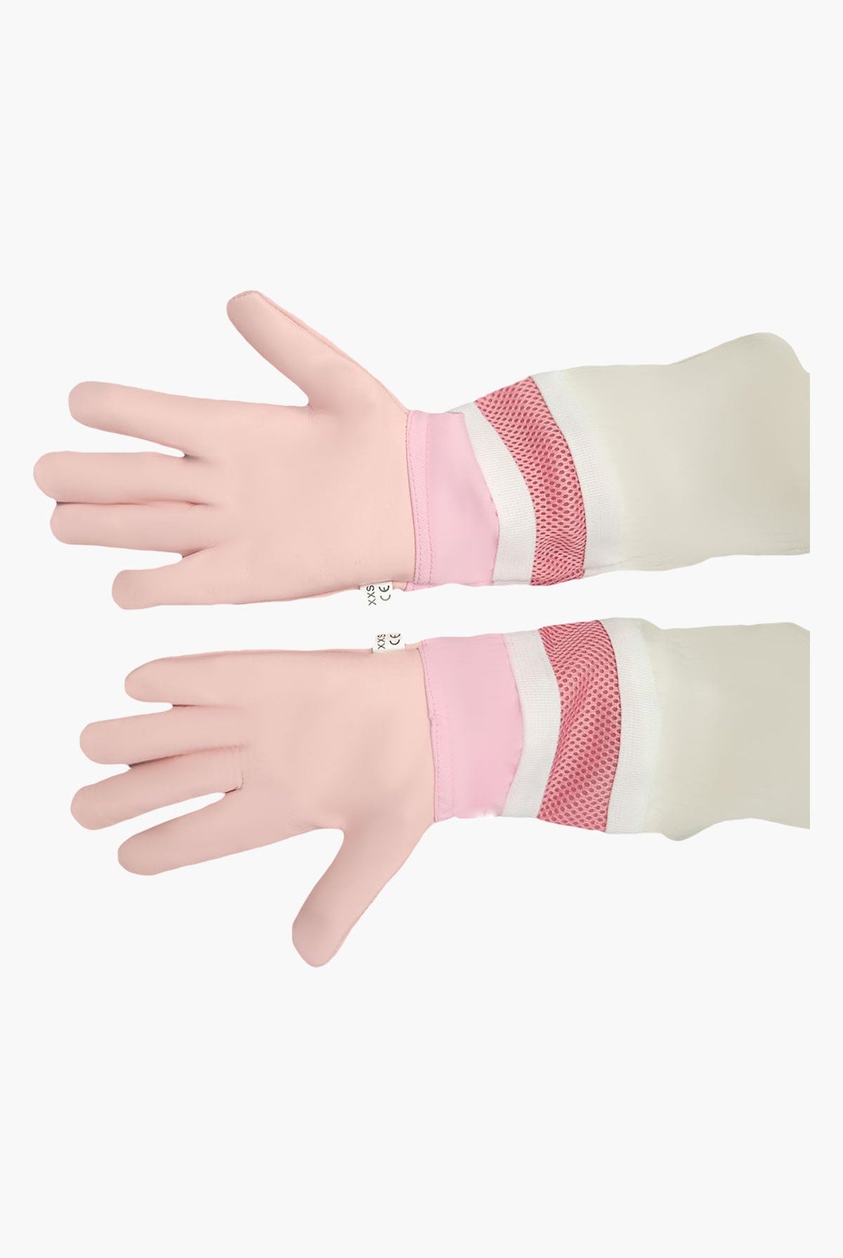 Children OZ ARMOUR Pink Cow Hide Ventilated Gloves - Gloves