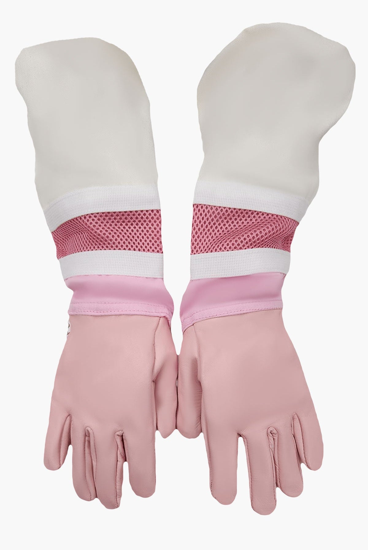 Children OZ ARMOUR Pink Cow Hide Ventilated Gloves - Gloves