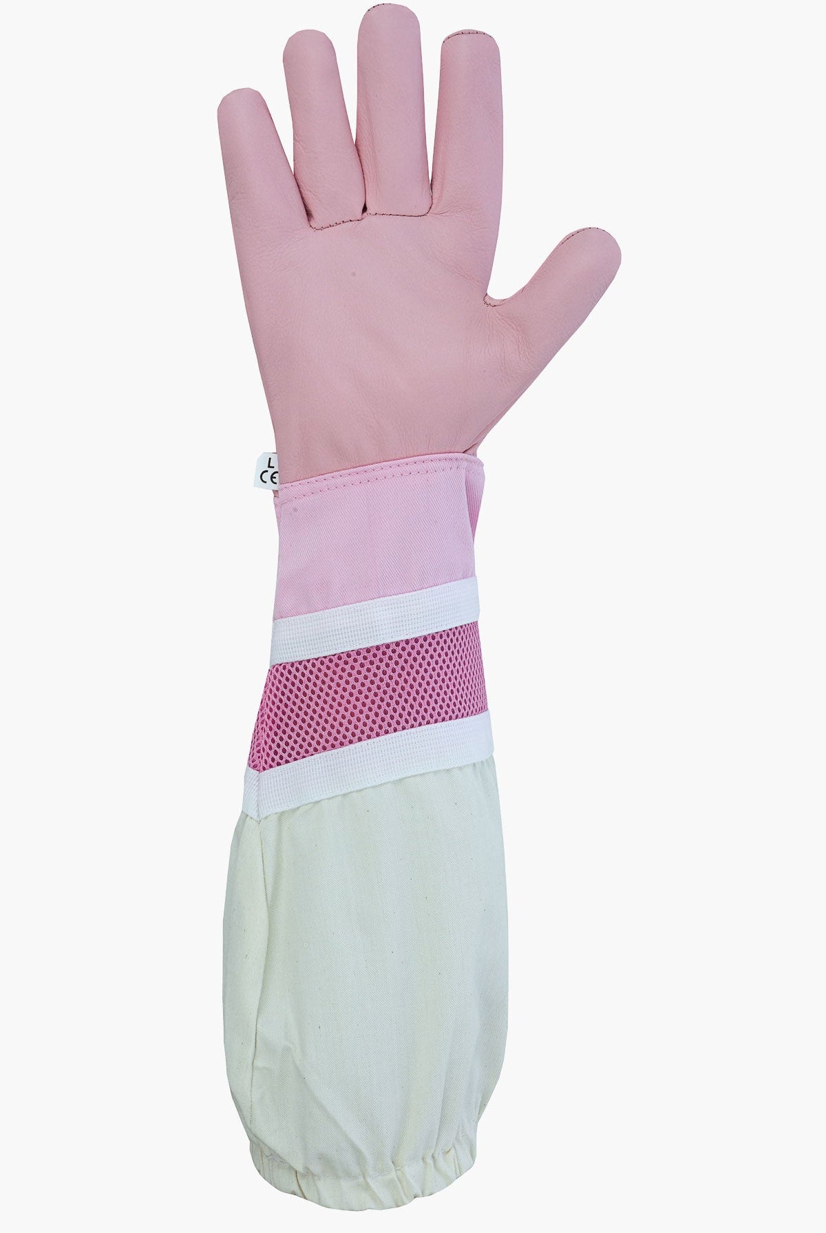 Children OZ ARMOUR Pink Cow Hide Ventilated Gloves - Gloves