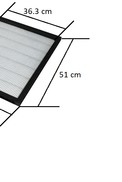 Hive Doctor USA Queen Excluder With Gated Plastic Rim - Length