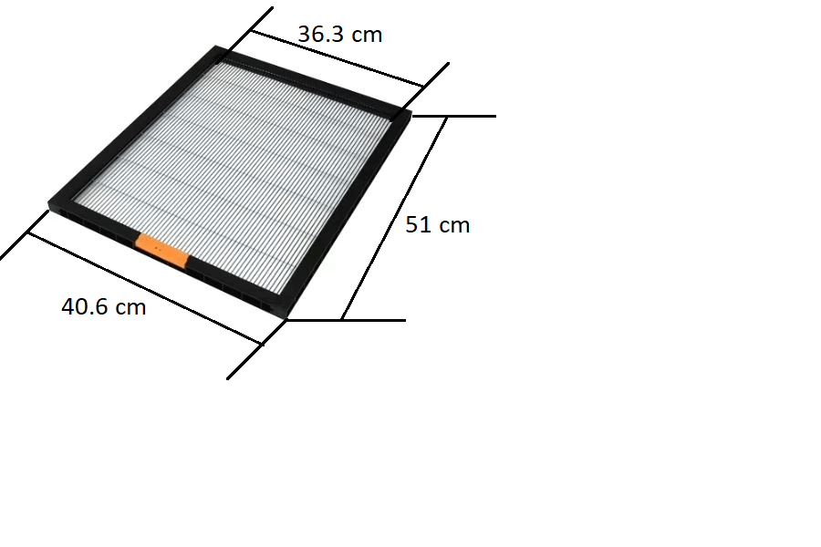 Hive Doctor USA Queen Excluder With Gated Plastic Rim - Queen Rearing