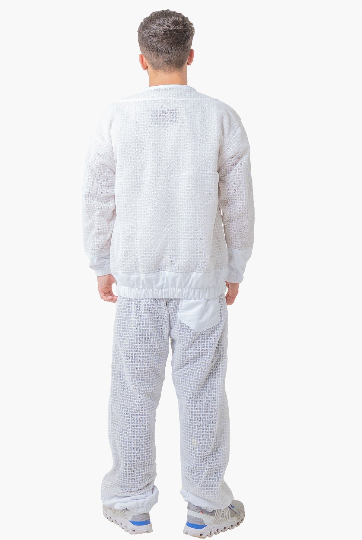 OZ ARMOUR 3 Layer Super Cool Mesh Ventilated Beekeeping Jacket With Fencing Veil - Premium Adult Suits and Jackets