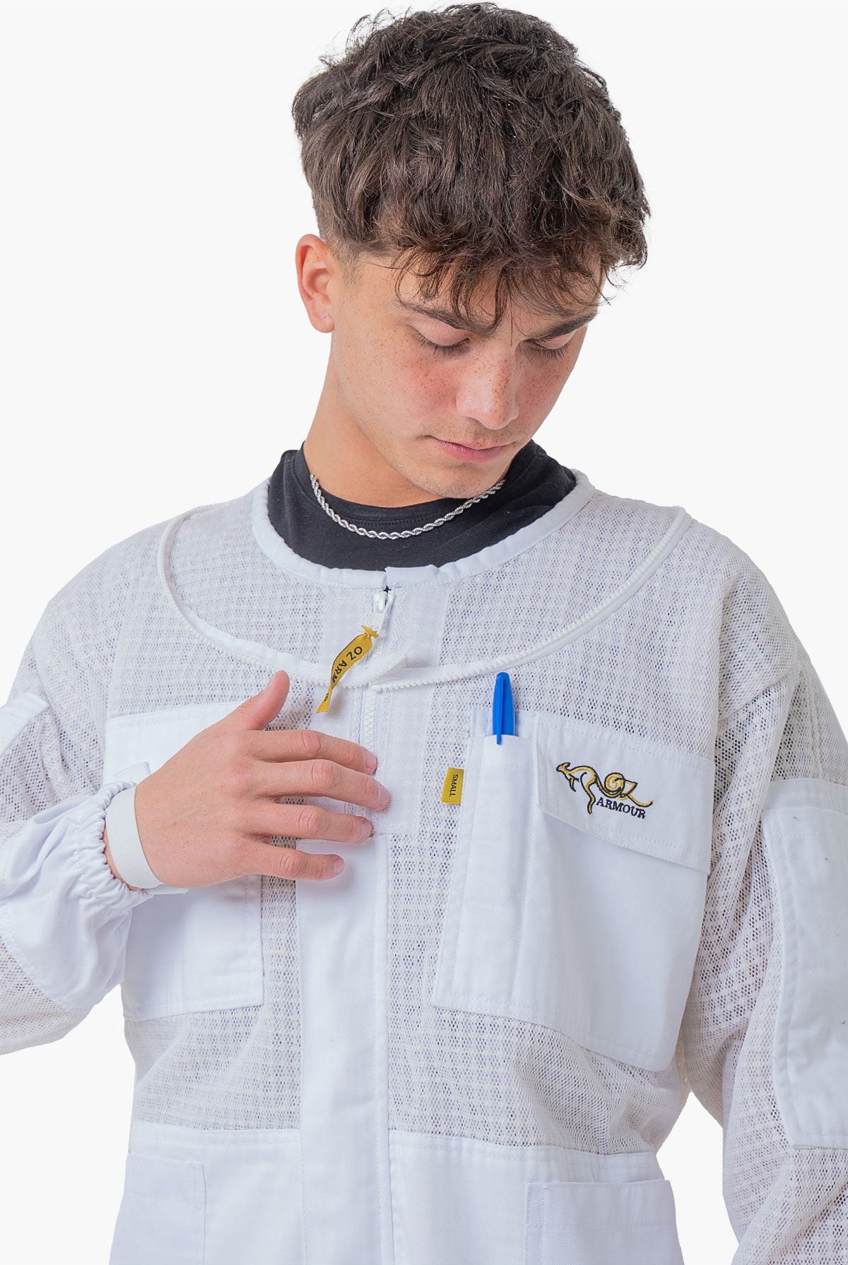 OZ ARMOUR 3 Layer Super Cool Mesh Ventilated Beekeeping Suit With Round Brim Hat - Premium Adult Suits and Jackets