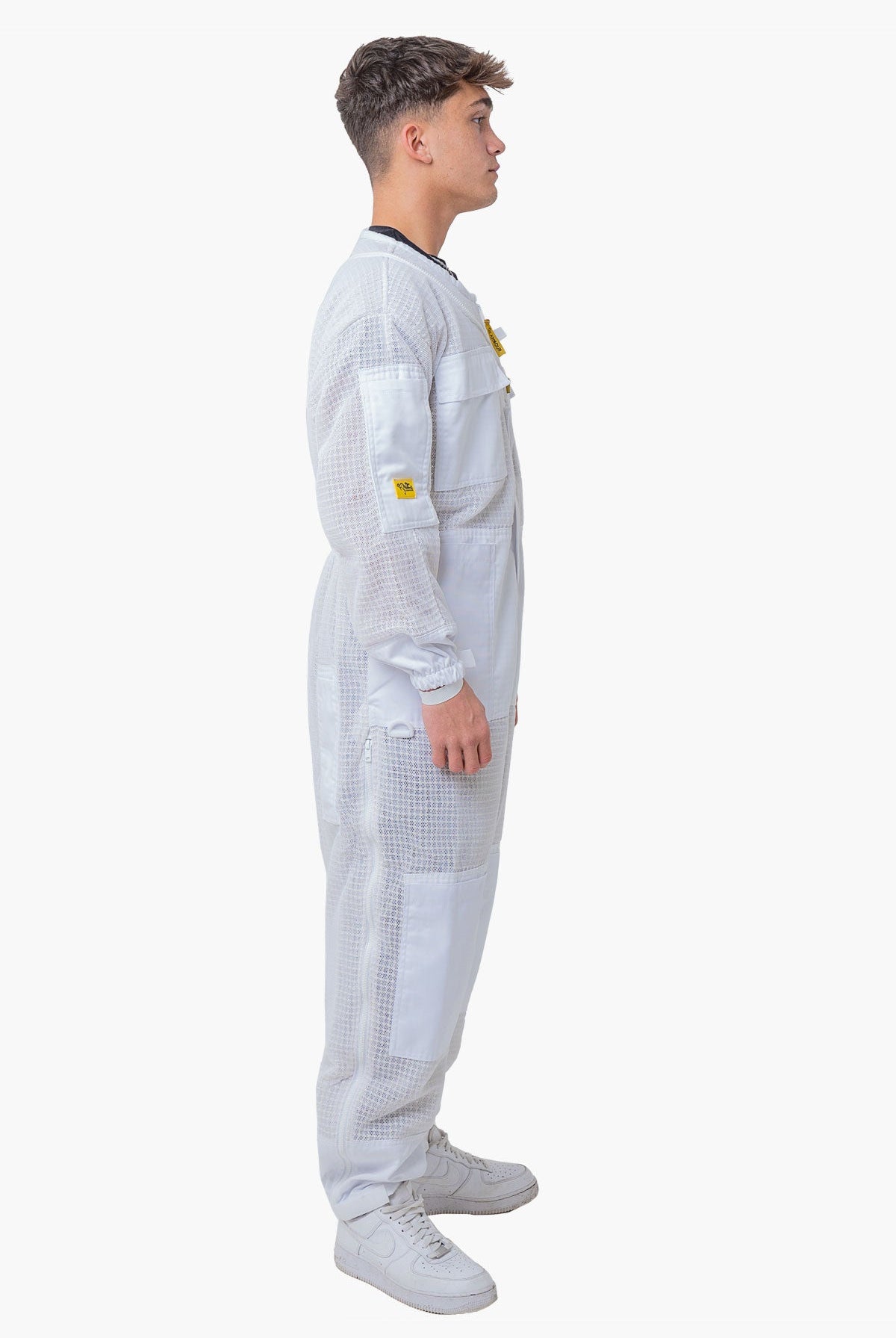 OZ ARMOUR 3 Layer Super Cool Mesh Ventilated Beekeeping Suit With Round Brim Hat - Premium Adult Suits and Jackets