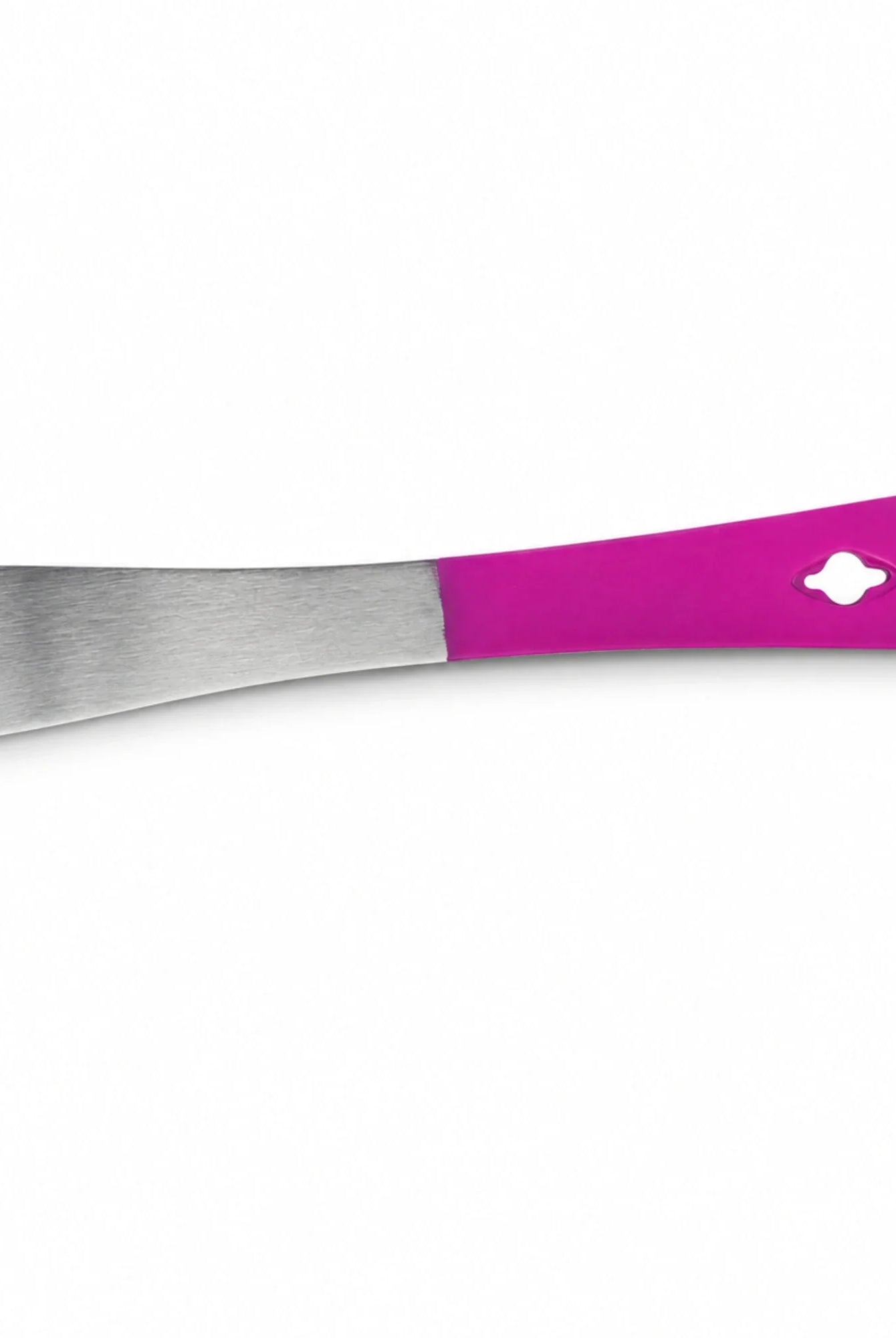 OZ Armour pink stainless steel hive tool with scraper blade and frame-lifting hook