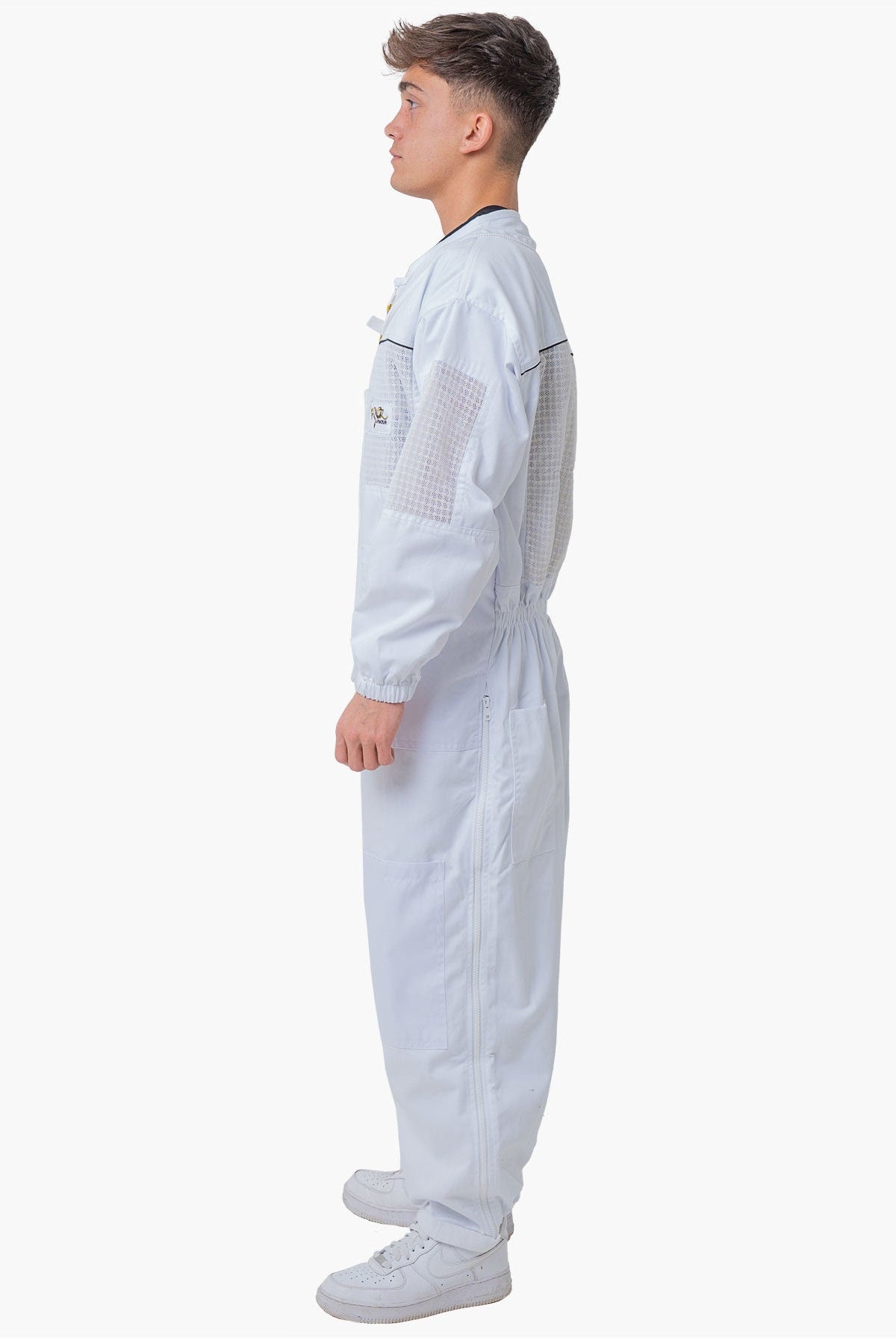 OZ ARMOUR Poly Cotton Semi Ventilated Beekeeping Suit With Round Brim Hat - Premium Adult Suits and Jackets
