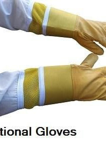 Poly Cotton Beekeeping Jacket With Fencing and Round Hat Veils - Premium Jackets