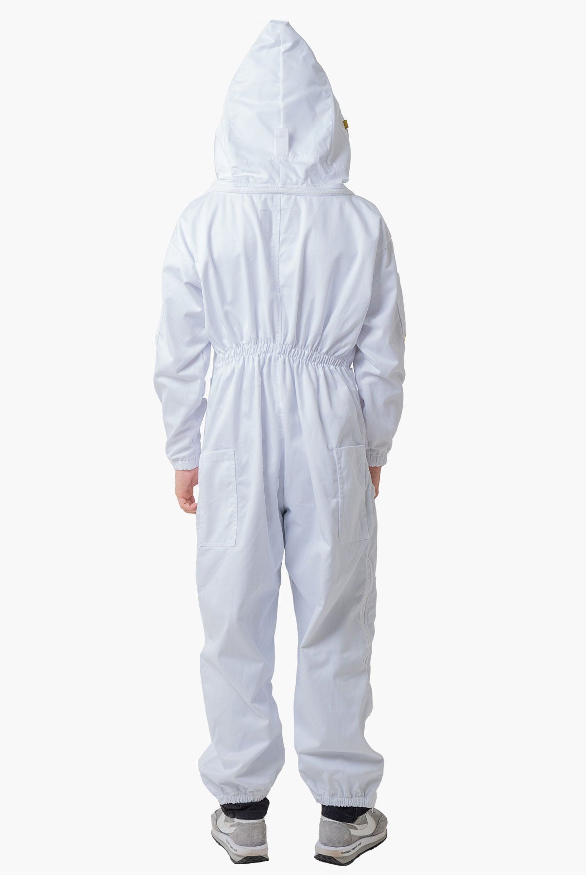 Pre Shrunk Poly Cotton Beekeeping Suit With Fencing Veil & Round Hat Veil - Premium Adult Suits