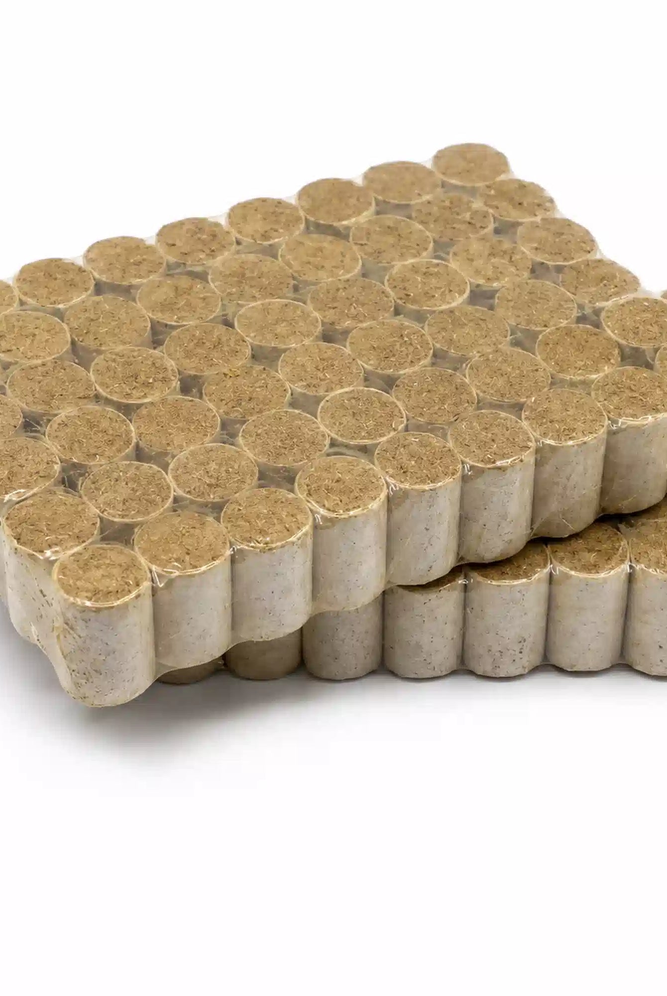 Beekeeping smoker fuel blocks made from compressed cardboard
