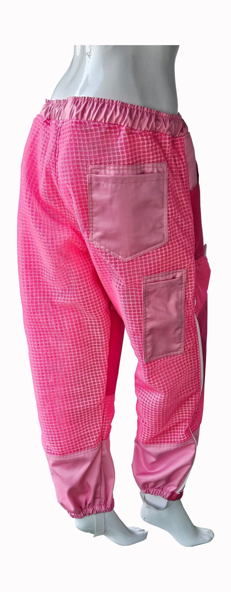 Ventilated Pink Beekeeping Trouser - Right Back Side
