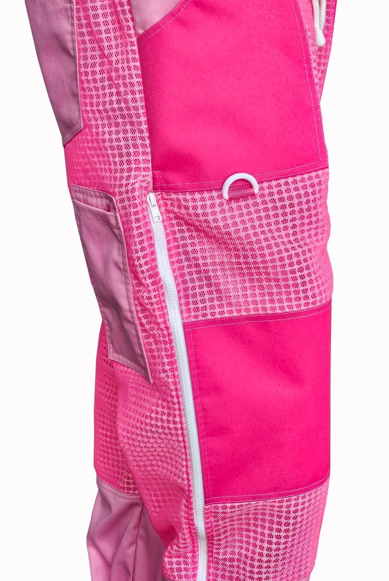Ventilated Pink Beekeeping Trouser - Right Side