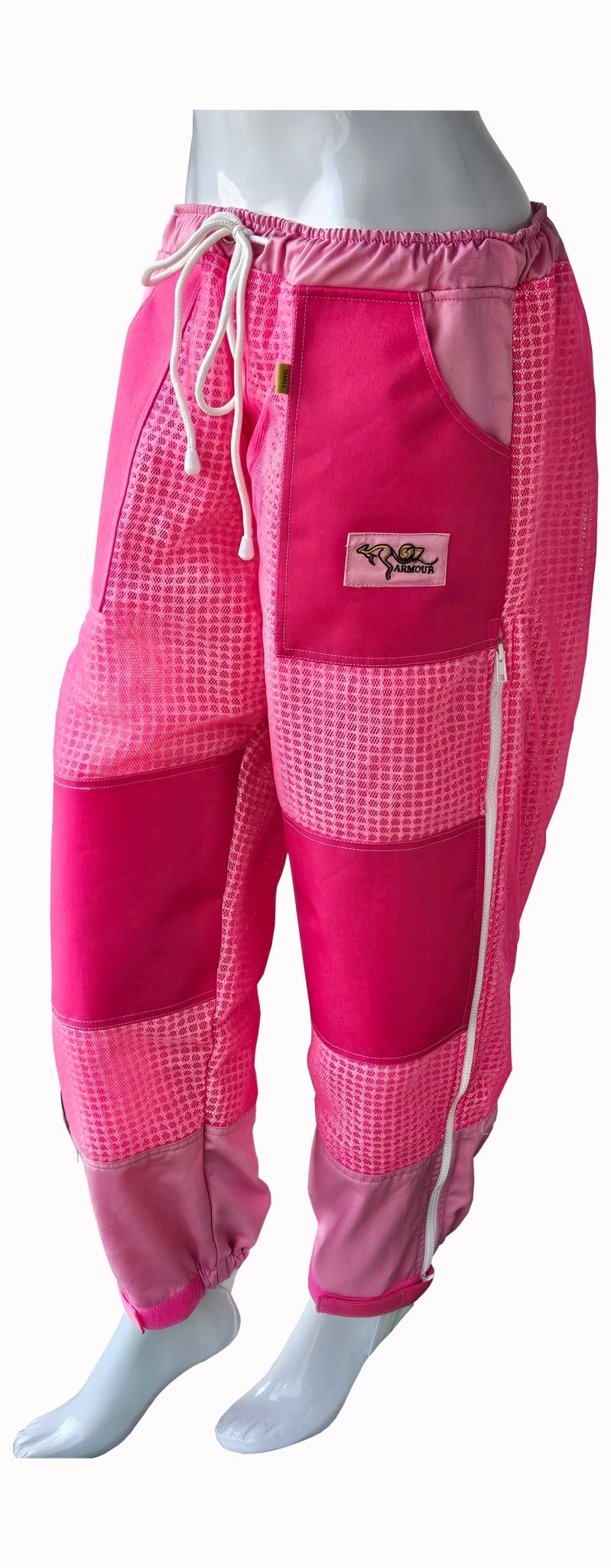 Ventilated Pink Beekeeping Trouser - Left Side