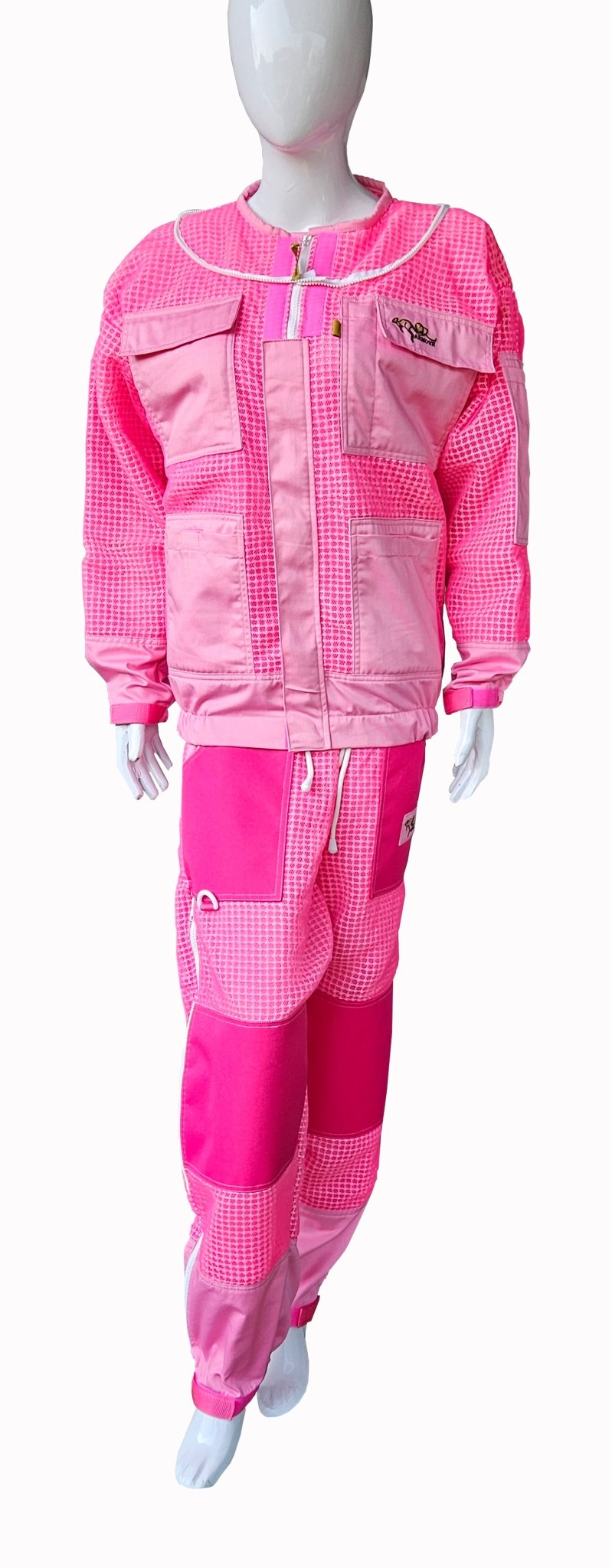 Ventilated Pink Beekeeping Trouser and Jackets