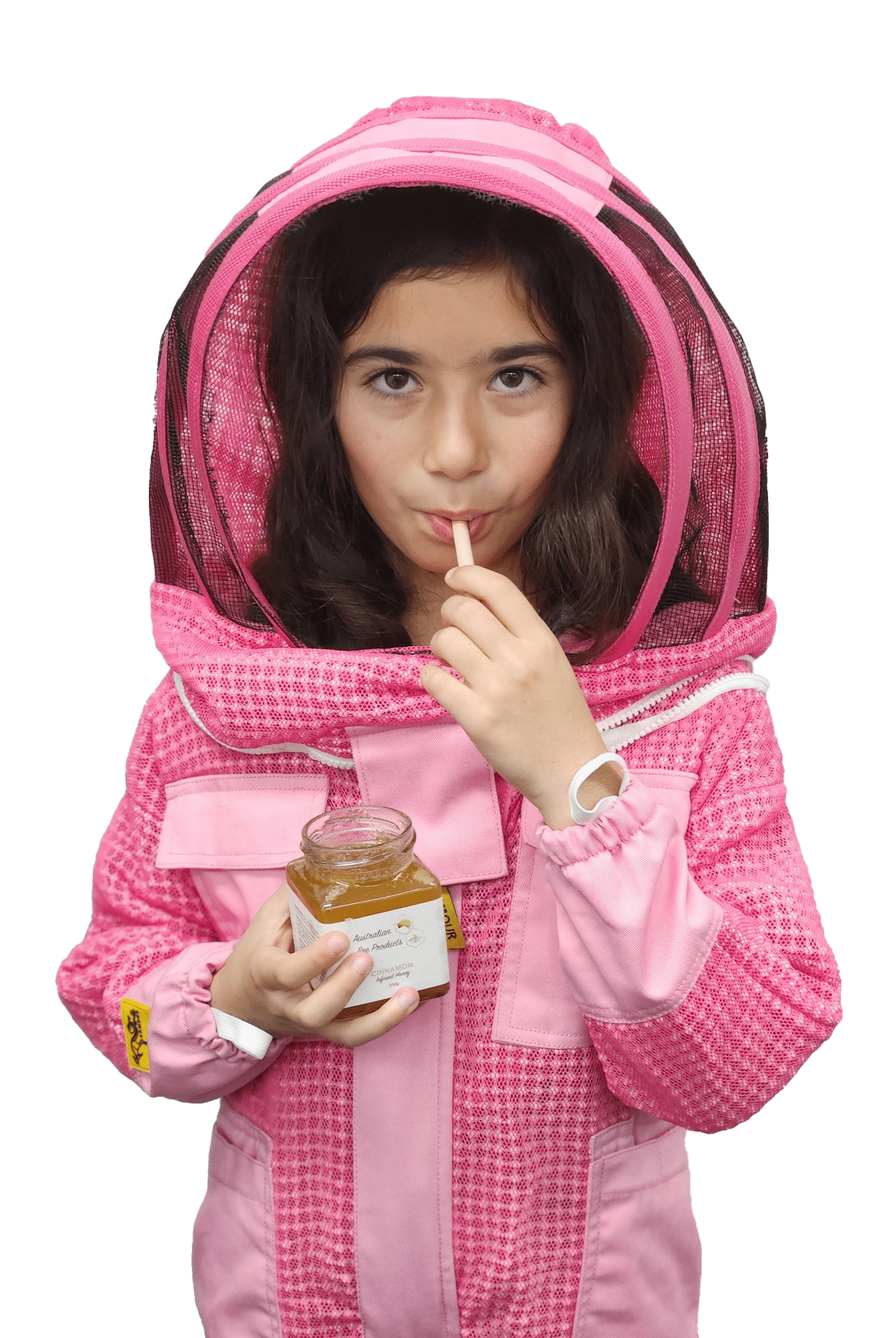 3 Layer Children's pink Beekeeping suit With Fencing Veil & Free Extra Gloves - Children's Suits