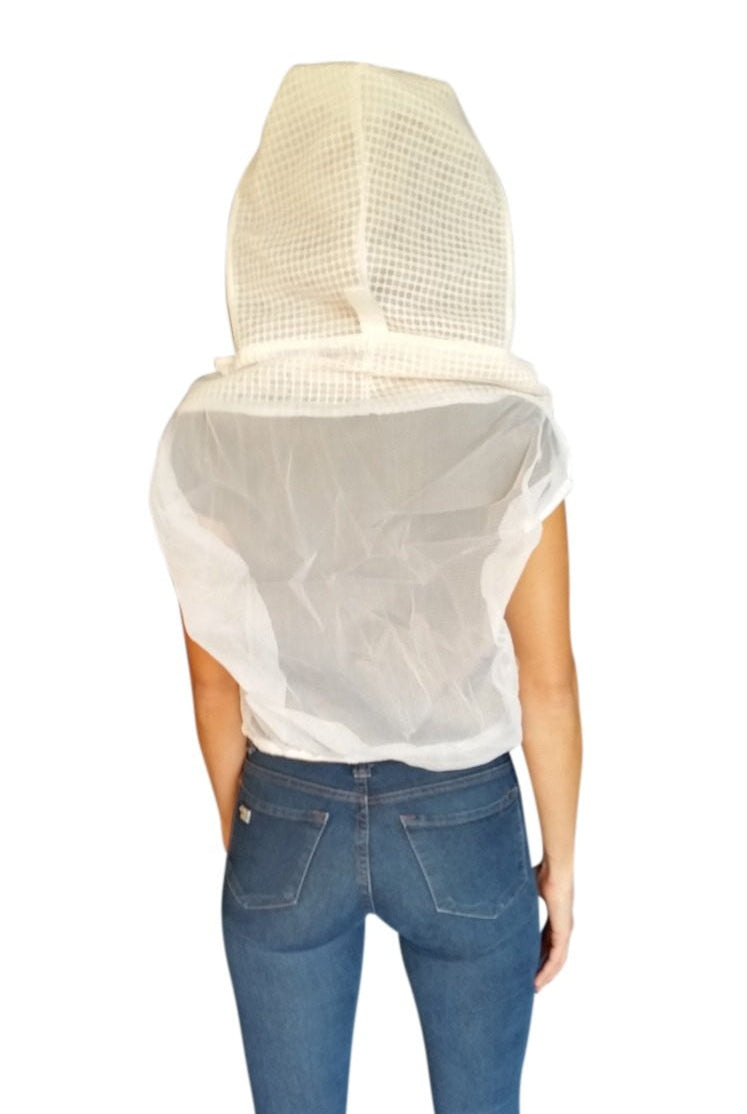 3 Layer Mesh Beekeeping Half Body/Waist Veil - Veil