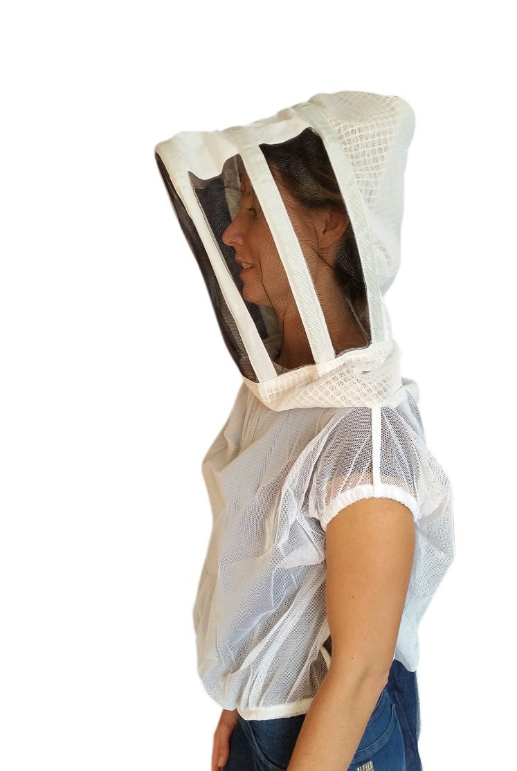 3 Layer Mesh Beekeeping Half Body/Waist Veil - Veil