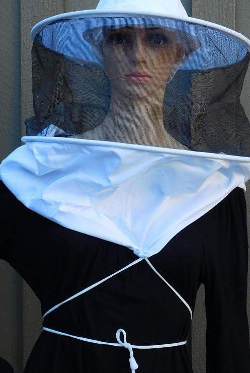 Round Hat Beekeeping Veil With Strings - Veil
