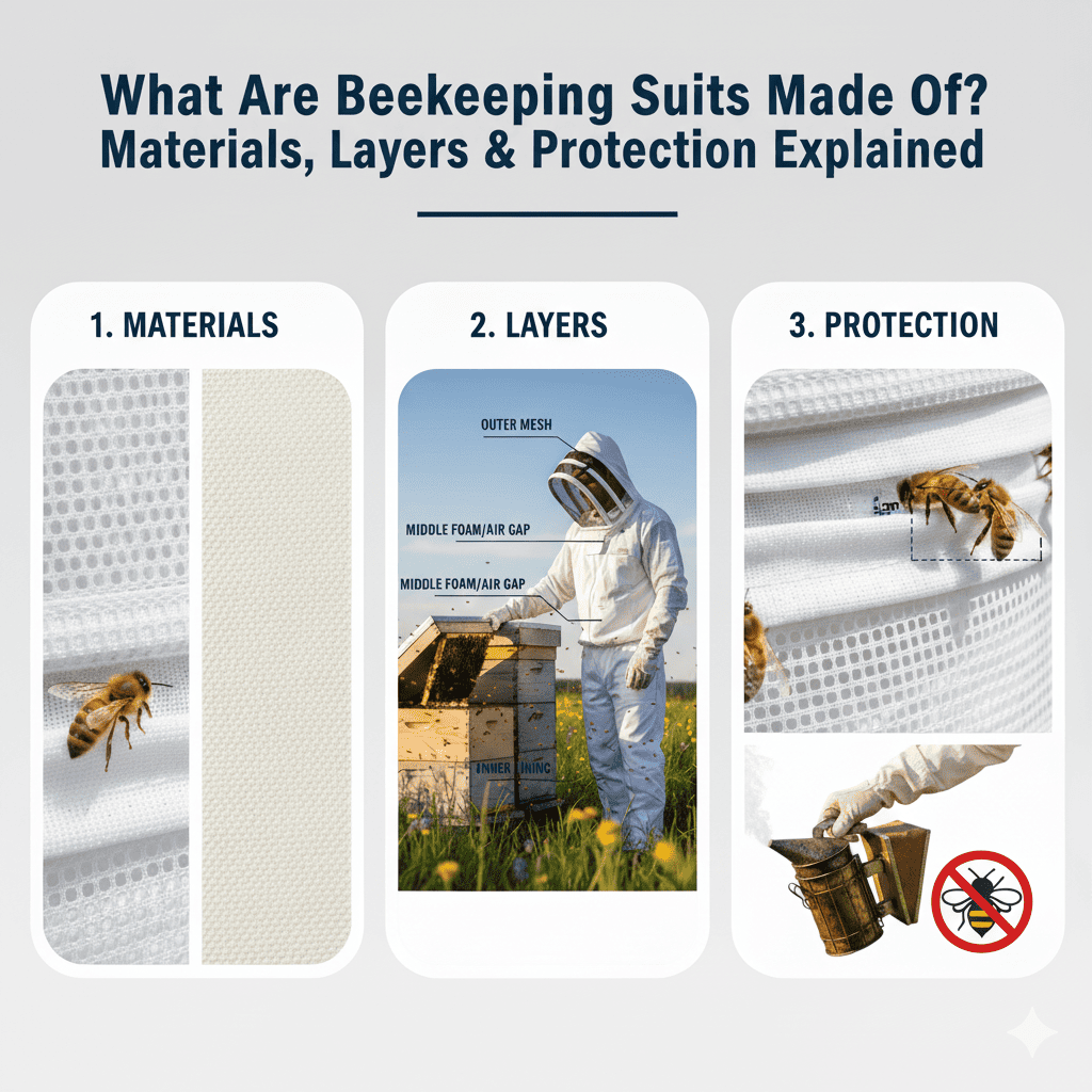 What Are Beekeeping Suits Made Of? Materials, Layers & Protection Expl