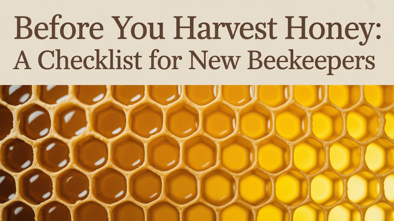 Before You Harvest Honey