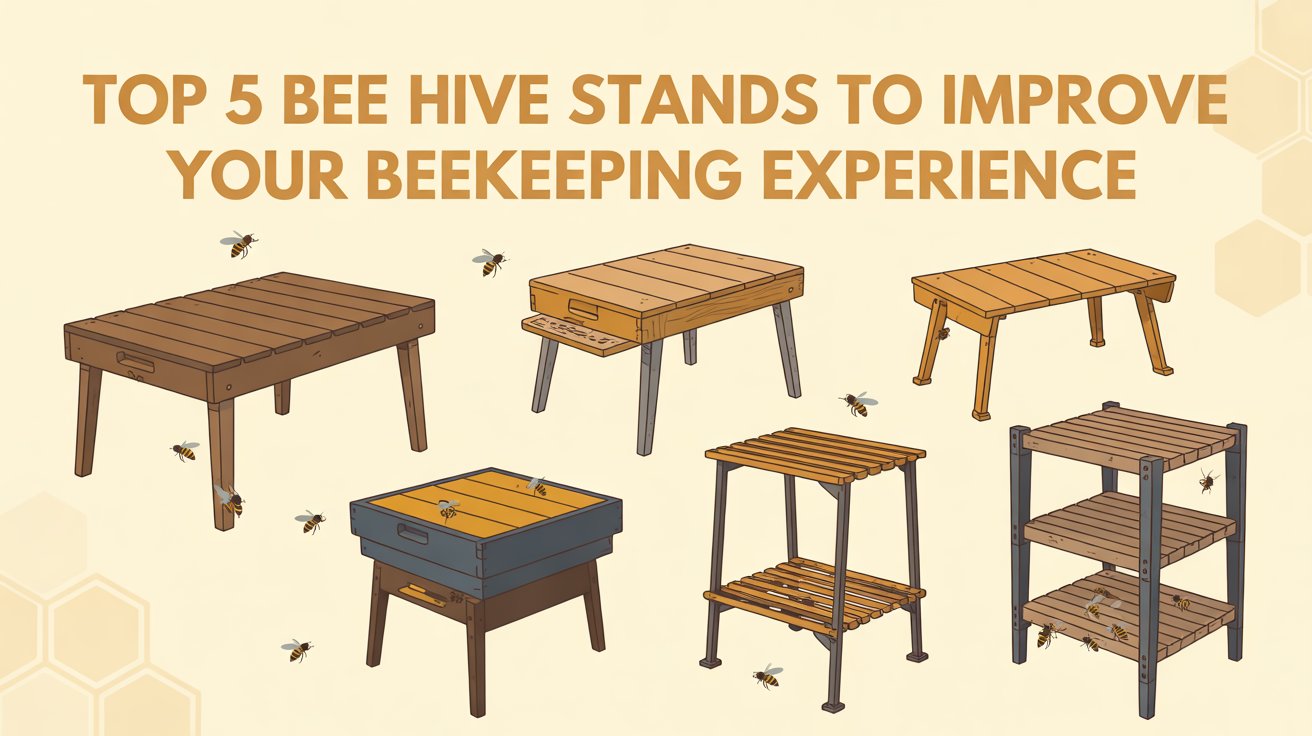  5 Bee Hive Stands