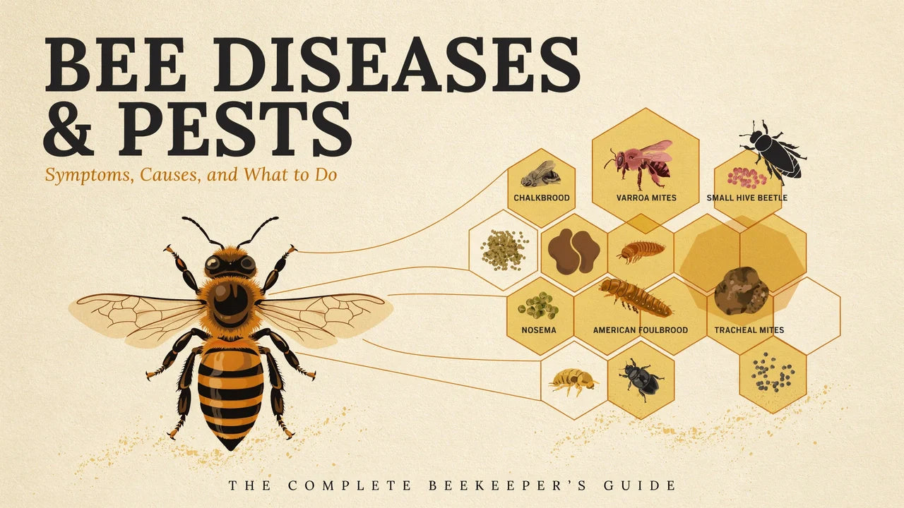 Bee Diseases and Pests: Symptoms, Causes