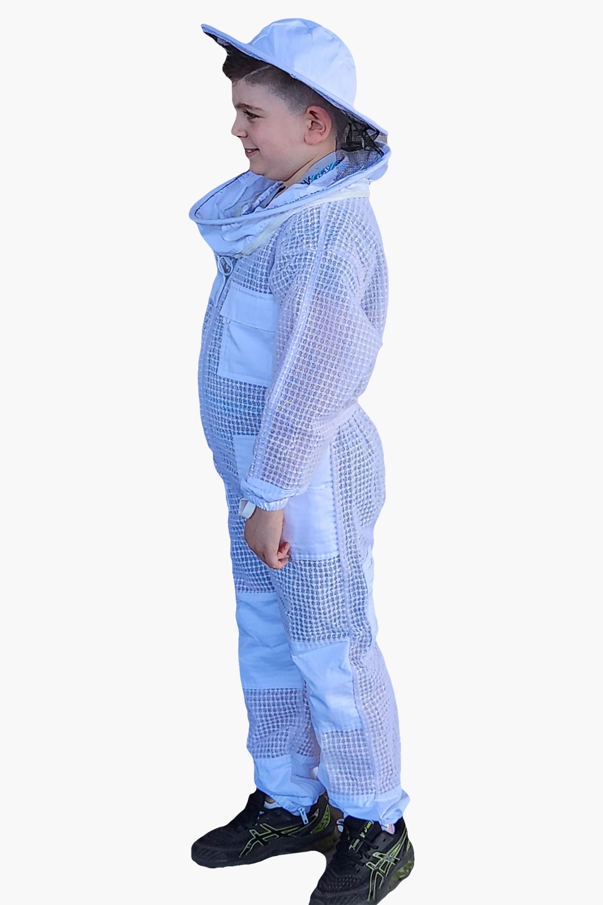 3 Layer Children's Beekeeping Suit With Fencing and Round Hat Veils - Children's Suits