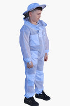 3 Layer Children's Beekeeping Suit With Fencing and Round Hat Veils - Children's Suits