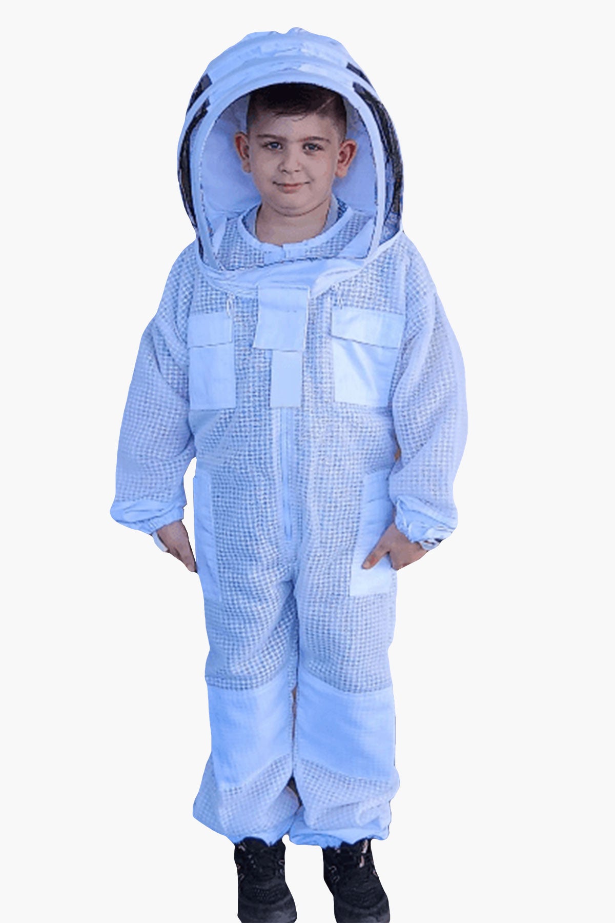 3 Layer Children's Beekeeping Suit With Fencing and Round Hat Veils - Children's Suits
