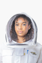 3 Layer Mesh Ventilated Beekeeping Jacket With Fencing Veil & Round Hat Veil - Premium Jackets