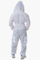 3 Layer Super Cool Mesh Beekeeping Suit With Fencing Veil & Round Brim Hat - Premium Adult Suits