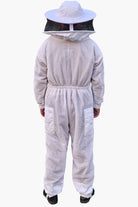 3 Layer Super Cool Mesh Beekeeping Suit With Fencing Veil & Round Brim Hat - Premium Adult Suits