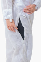 3 Layer Super Cool Mesh Beekeeping Suit With Fencing Veil & Round Brim Hat - Premium Adult Suits
